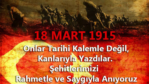 18 Mart 1915 Çanakkale Zaferi ve Şehitleri Anma Günü